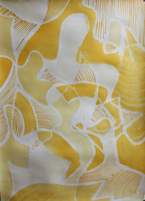 abstract yellow